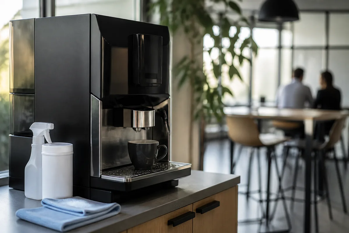 Distributeur de café en entreprise : hygiène et obligations