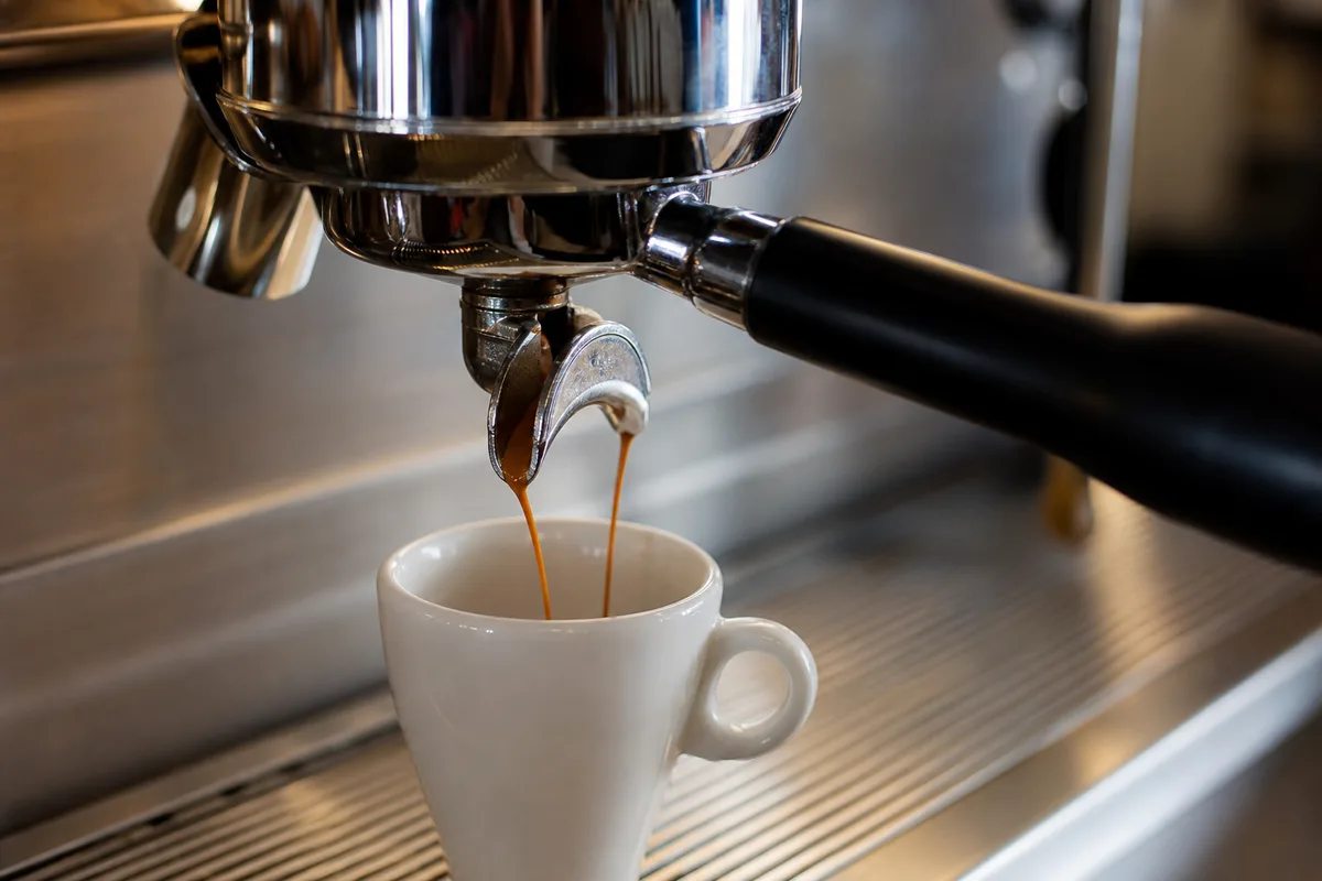 Fonctionnement d'une machine à café professionnelle